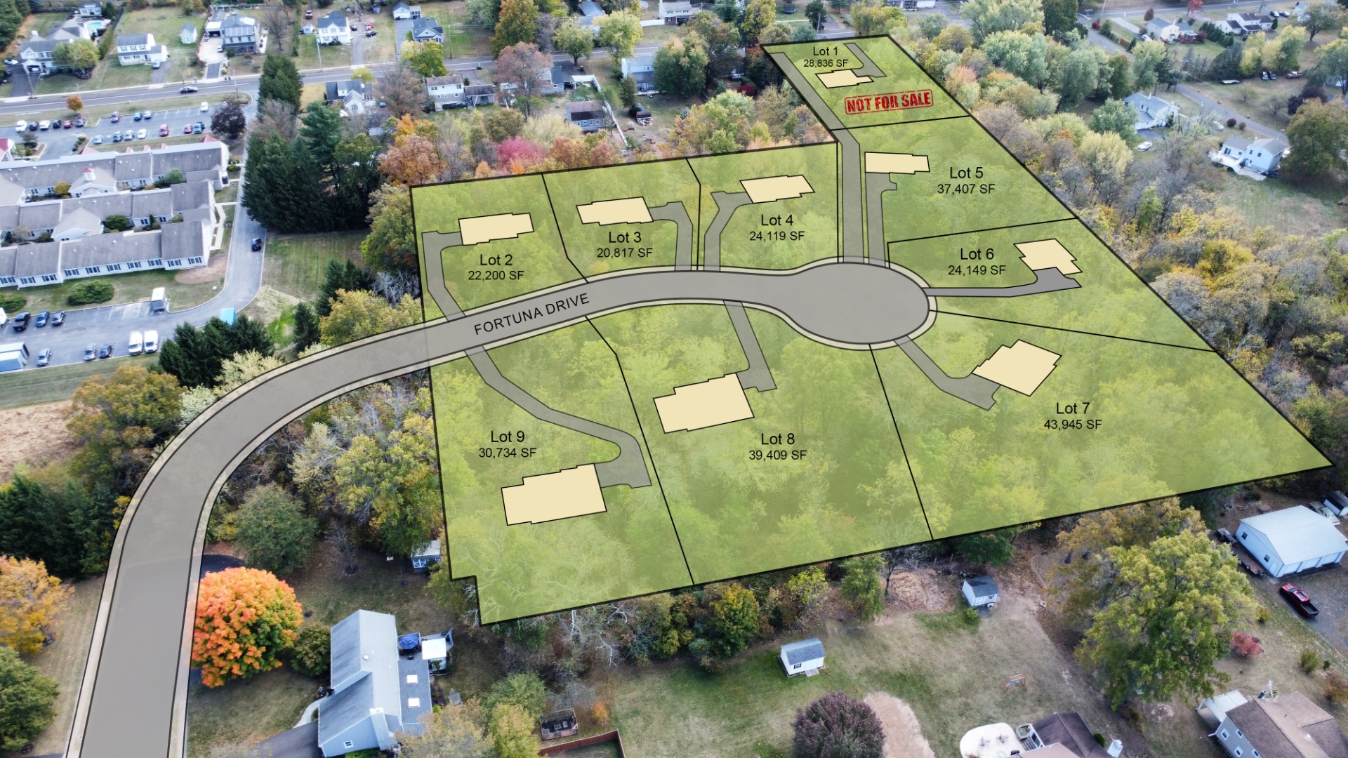 The Enclave at Fortuna site plan